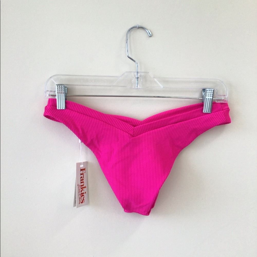 Frankies Bikinis Austin Fuchsia Bikini Bottoms